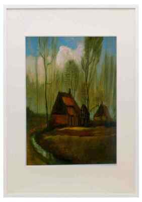 Among Trees Van Gogh A3 A4 Framed Print Picture