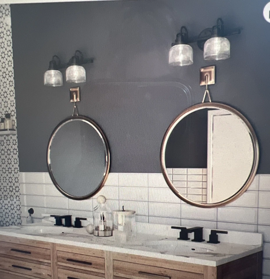 "Luz de tocador de baño Progress Lighting P2991-74 Archie 17"" 2 luces de bronce veneciano" Foto 2 de 4