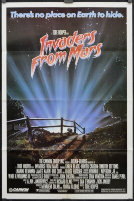 Invaders From Mars 1986 27X41 Gefaltetes PG Filmplakat Karen Black Tobe Hooper