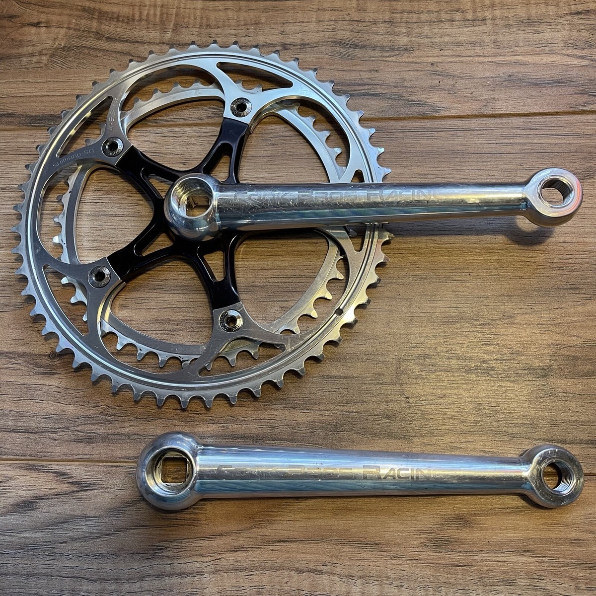 Vintage Cook Bros Racing PCH Road Crankset 181 52 42 Dogbone Vintage Cook Bros Racing PCH Road Crankset 181 52 42 Dogbone