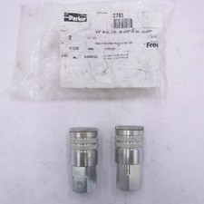 2 Pack Parker 3/8"-18 NPTF Quick Connect Coupler 20 Series 2783