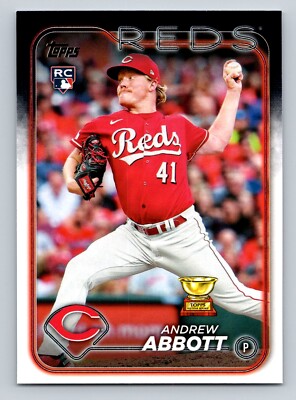 Andrew Abbott 2024 Topps #214 Cincinnati Reds RC