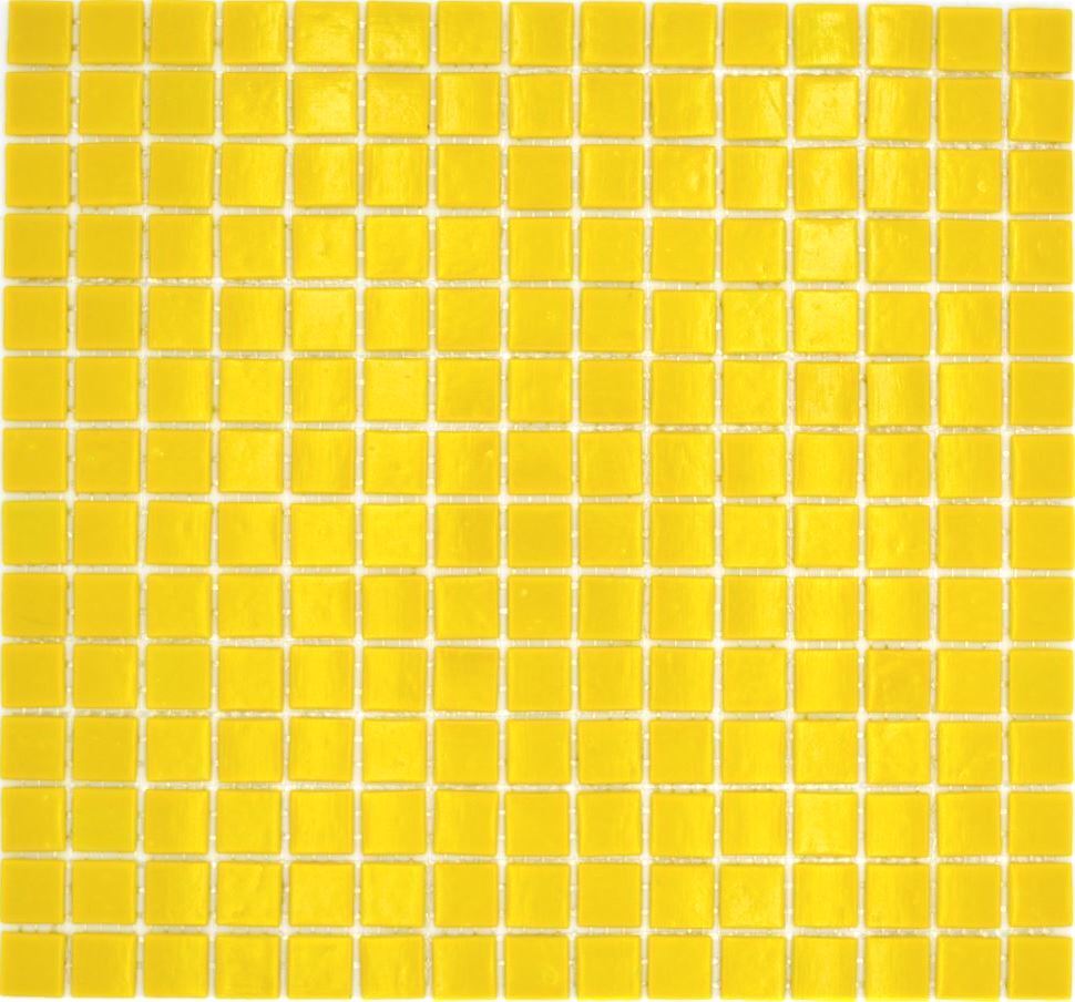 Mosaico de Cristal Azulejos Piscina Amarillo Papierverklebt 200-a90 _ F 10 Mates