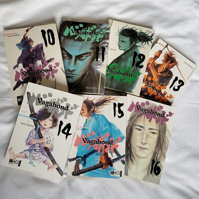 Vagabond 10-16 von Takehiko Inoue - Auswahl - deutsch - 1. Ausgabe Egmont Manga