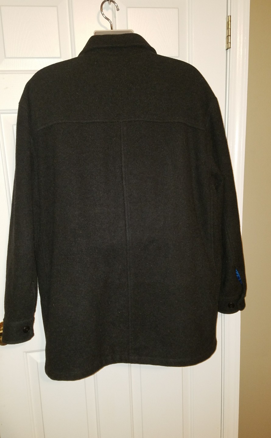 Men's XL Charcoal Grey Wool Car Coat - Mint Condition, Warm & Stylish image 2