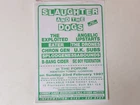 Slaughter & the Dogs / Exploited etc:  Original 1997 A4 Flyer