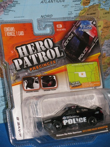 JADA HERO PATROL OKLAHOMA CITY POLICE DEPARTMENT 2013 FORD INTERCEPTER BRAND NEW - Picture 6 of 9