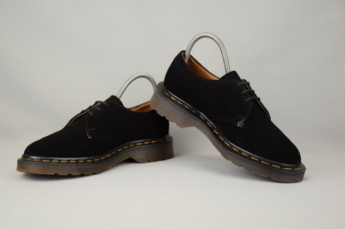 Rare Dr Martens 1461 Vintage England Black Nubuck Derby Shoes US 5 UK 3 EU 36 - Picture 5 of 12