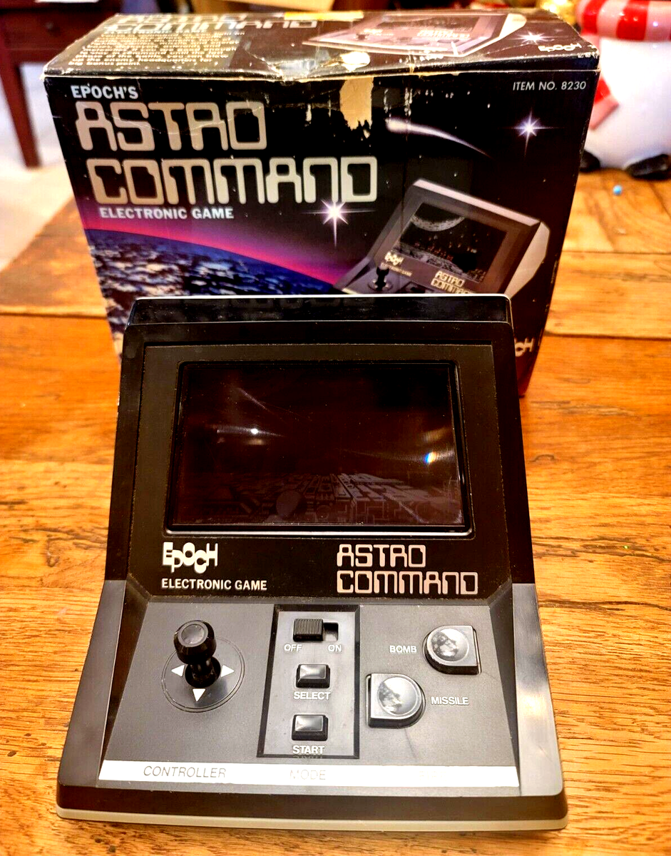 Vintage 1982 Epoch's Astro Command Electronic Game Complete W Box