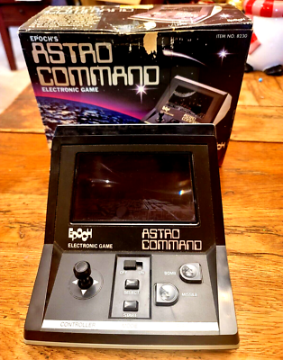 Vintage 1982 Epoch's Astro Command Electronic Game Complete W Box