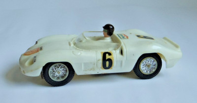 Vintage Eldon 1:32 Scale White Ferrari Slot Car 1964 Untested
