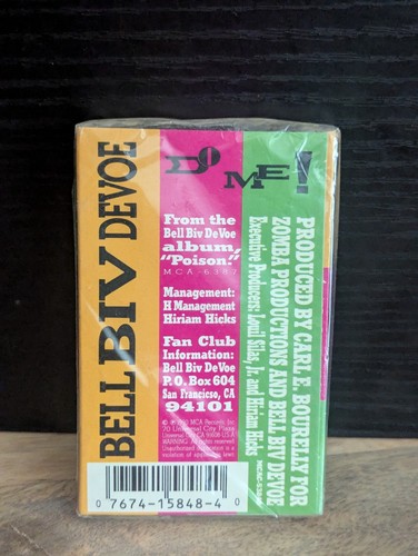 Bell Biv DeVoe Do Me! Cassette Single Tape Sealed New R&B 90s Hip Hop BBD Rare - Picture 2 of 4