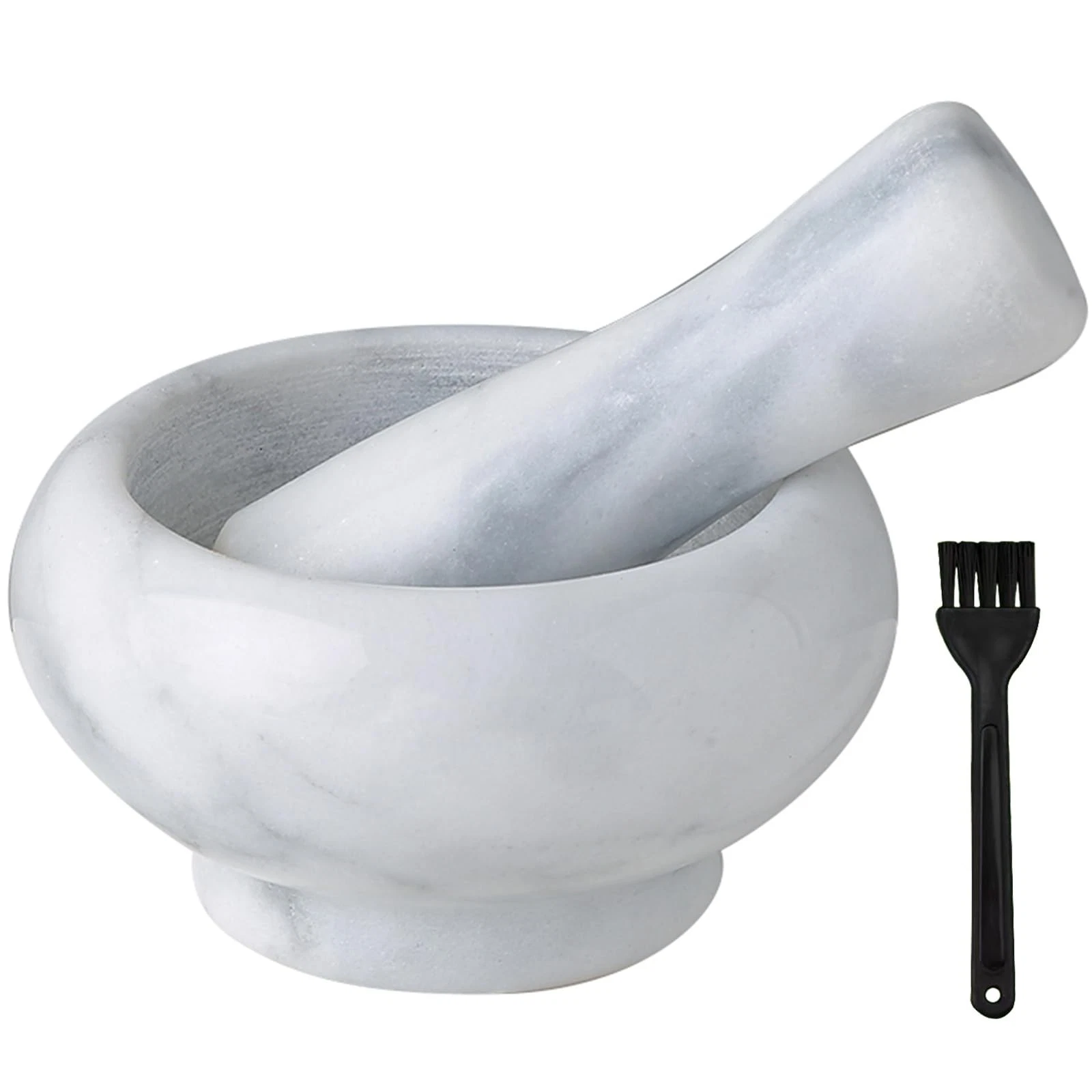 Marble Mortar and Pestle Set, Stone Mortar Pestle Set for Grinding ,Spices,Nu...