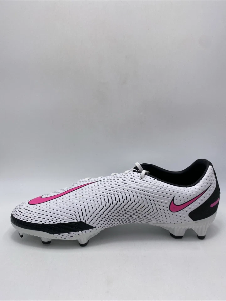 Nike Phantom GT Academy FG/MG White Pink Blast Black (CK8460 160) Men's Size 12 - Image 3 of 4