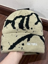 Arc'teryx Grotto Toque Beanie - Beige Merino Wool Unisex Winter Ski Hat NWT