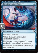 MTG Ringing Strike Mastery Dragonstorm Common Enchantment Aura NM