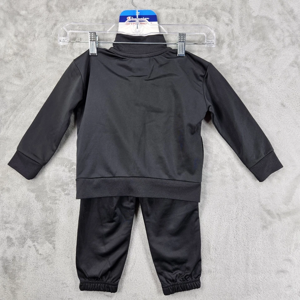 Champion Trackset Niños Talla 2T 2 Piezas Fácil Cuidado Activo Espalda Chaqueta PullonPant Foto 3 de 4