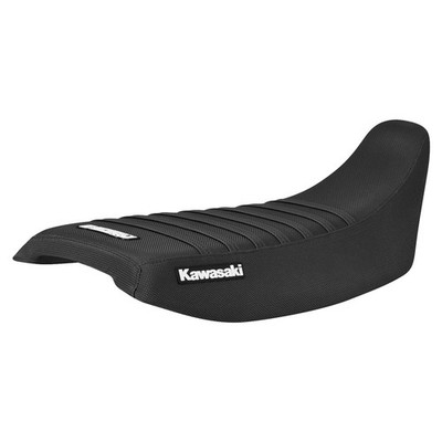 1984-1986 KAWASAKI KLR 600 gripper seat cover   all BLACK with BLACK ribs #498