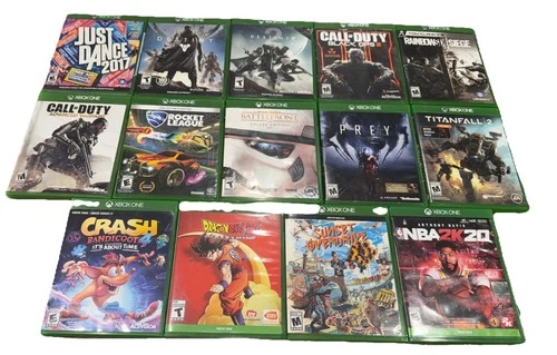 Xbox One Games Lot Of 14 Star Wars, DBZ,Call Of Duty,Titanfall 2, Rocket League.
