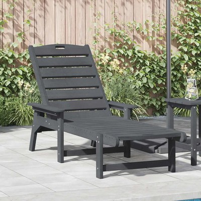 Sonnenliege HDPE Verstellbare Outdoor-Liege Gartenliege Terrasse Patio vidaXL