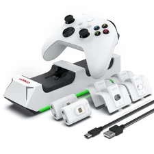 Nyko Charging Station for Xbox Series XS & Charge Base for 2 Controllers w/LE...