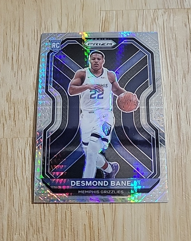 2020-21 Prizm DESMOND BANE Hyper Prizm #297 Rookie Card RC Memphis Grizzlies SP