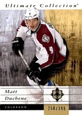 2011-12 Upper Deck Ultimate Collection #16 Matt Duchene #/399 Rookie RC