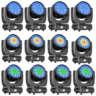 Beam 380W RGBW Moving Head Light Wash Zoom Stage Light Effect DMX for Disco Bar~