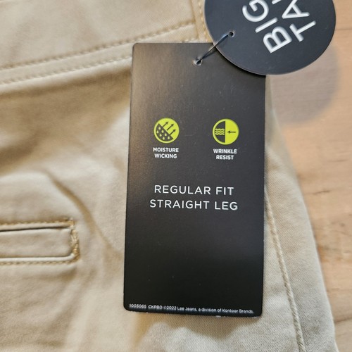 Lee Big & Tall Extreme Motion Khaki Pants Regular Straight 48x28 NWT NEW - Picture 11 of 15