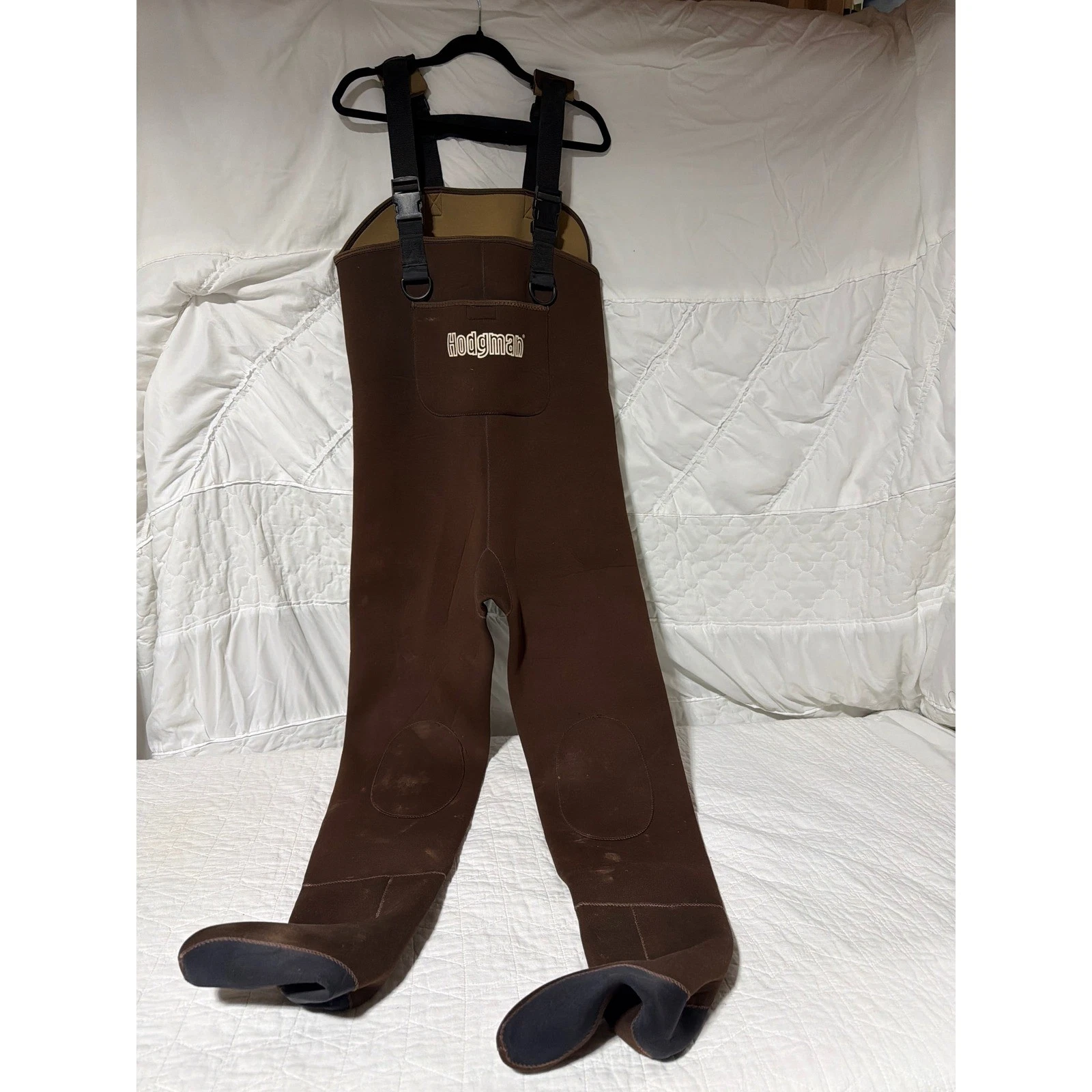 Hodgman Neoprene Waders medium Brown Fishing Hunting Outdoor Gear