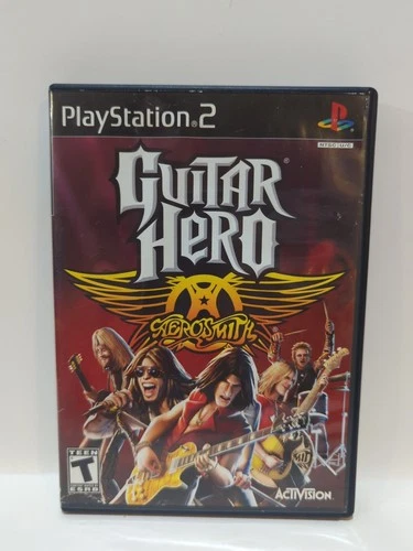 Guitar Hero: Aerosmith (Sony PlayStation 2, PS2, 2008) Complete, and tested.