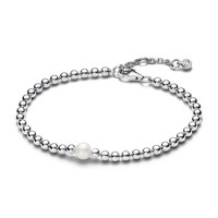 Pandora 593173C01 Armband SüßWasserzuchtperle &Amp; Kugeln Silber 16 Cm