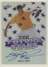 2016 Leaf Metal Draft Future Stars Purple 11/15 Riley Pint #FS-RP1 Auto y5m