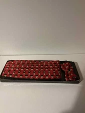 Dennis The Menace Silk Bow Tie & Cummerbunds Set Black Red