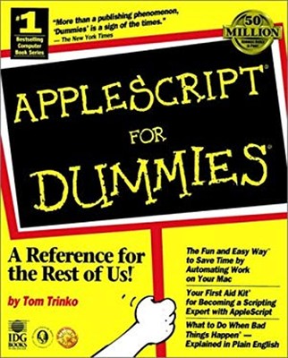 Applescript for Dummies Paperback Tom Trinko