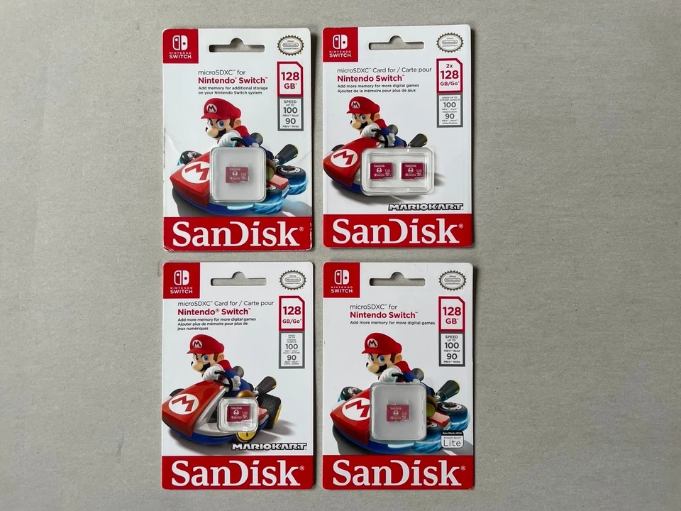# Nintendo SWITCH FULLSET SanDisk SD Card Speicherkarten alle 20 Stück SDXC NEU! - Bild 3 von 4