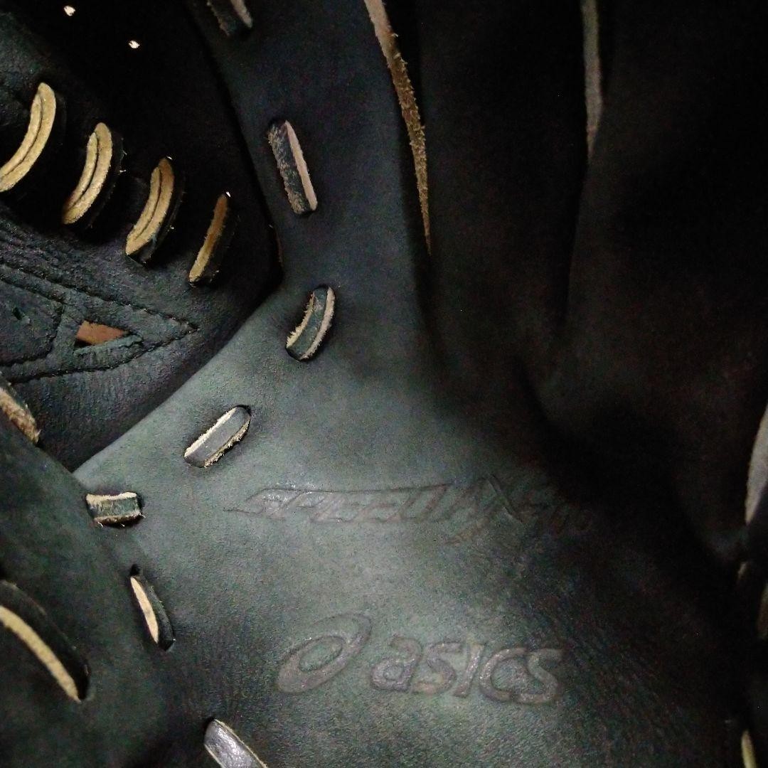 ASICS SPEED AXEL 100th Anniversary Leather Baseball Glove Black Right Hand thumbnail 8