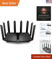 Experience Faster Internet with AX6000 Wi-Fi 6 Router - 2.5 Gbps, VPN Supported