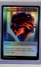 2025 MTG Magic The Gathering DFT Aetherdrift Foil 13 Chandra Spark Hunter Emblem