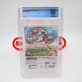 Nintendo Wii SUPER MONKEY BALL: BANANA BLITZ - CGC GRADED 9.4 A! NEW & Sealed!