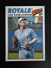 2026 Topps Heritage JAC CAGLIANONE #136 RC Royals 