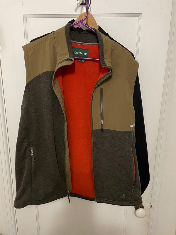 ORVIS Men Hunting Fishing Shooting Vest Size L Outdoor Hiking