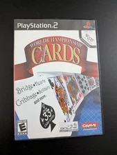 World Championship Cards PS2 PlayStation 2 - CIB Complete Video Game 