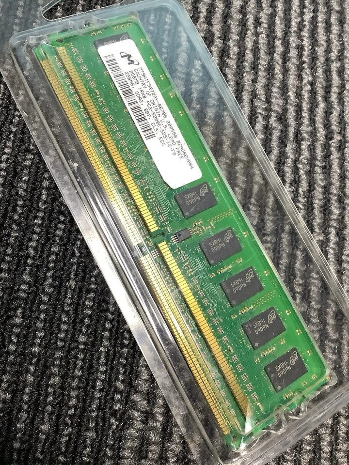 (x2) MT9HTF3272AY-667B6 Micron 256MB DDR2 ECC PC2-5300 667Mhz Memory - Image 3 of 4