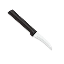 Rada Granny Paring Knife Black Handle Pack of 2 | Kitchen Fruit Vegetable Tool