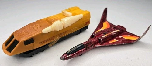 Hotwheels Hotbird Air Plane & Hotline Train Lot Of 2 Vintage