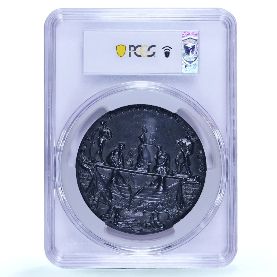 Germany Empire WWI Russia Falling Out Kienast-198 MS 63 PCGS iron medal 1917 - Image 4 of 4