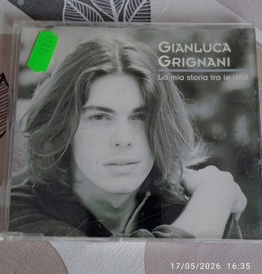 Gianluca Grignani ''La mia history betre le dita'' Single CD 1995 Sanremo Selten