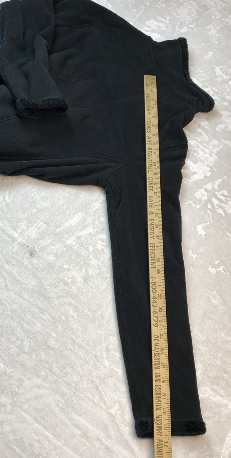 The North Face Morning Glory Fleece Jacket Black And Gold Women's L thumbnail 18