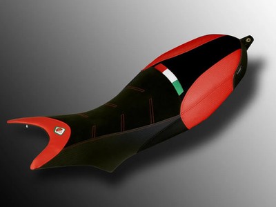 Komfort-sitzbezug Rot Schwarz DBK Fur Ducati Hypermotard 950 2019 > 2024